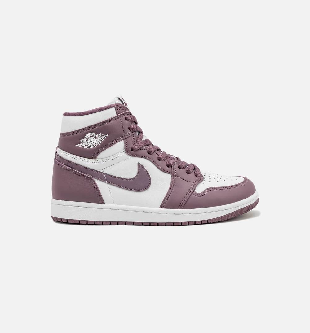 NEW JORDAN men's air jordan 1 retro high og sneaker in white sky j mauve